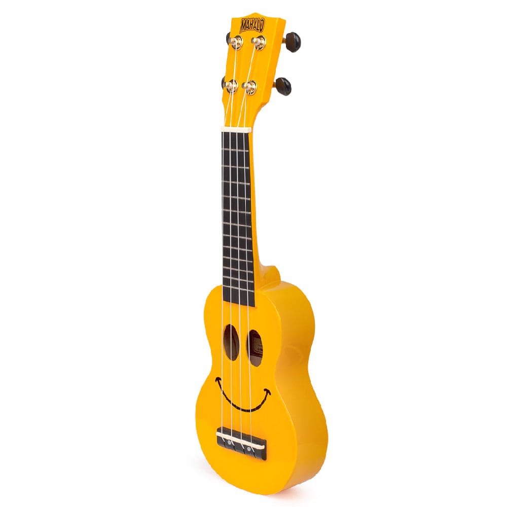 mahalo soprano ukuleles yellow mahalo u-smile series sopranino soprano ukulele with bag