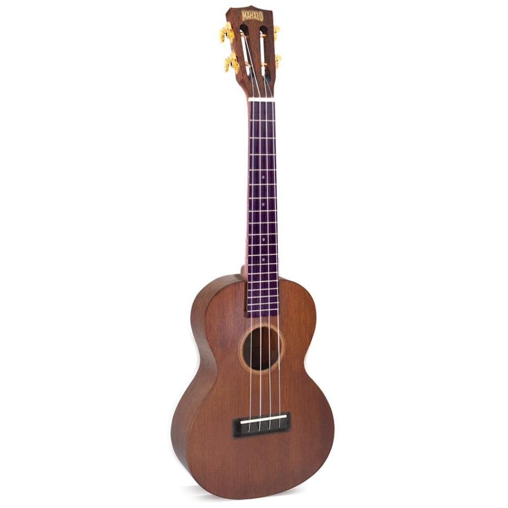 mahalo tenor ukuleles mahalo mj3 java series tenor essentials ukulele pack - transparent brown