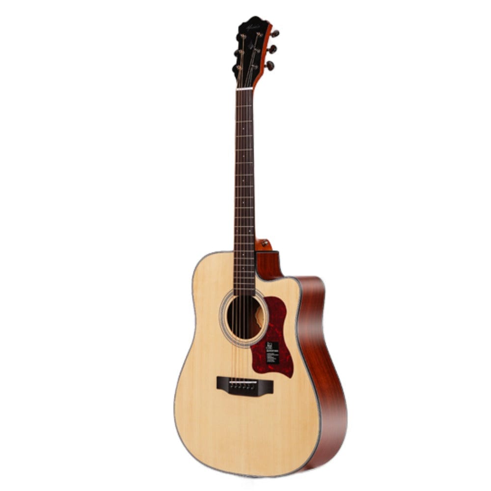 mantic acoustic guitars mantic ag-370c dreadnought 6 string acoustic guitar