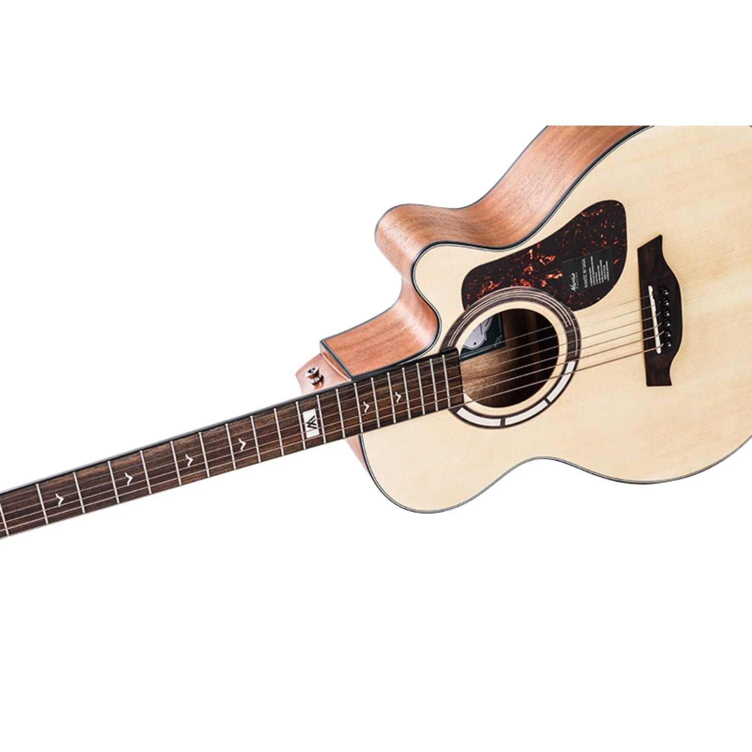 Mantic Acoustic Guitars Natural Mantic GT-1AC Auditorium Cutaway 6 String Acoustic Guitar