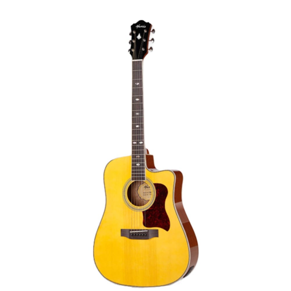 mantic electro acoustic guitars mantic ag-620sce dreadnought 6 string electro acoustic guitar #color_natural