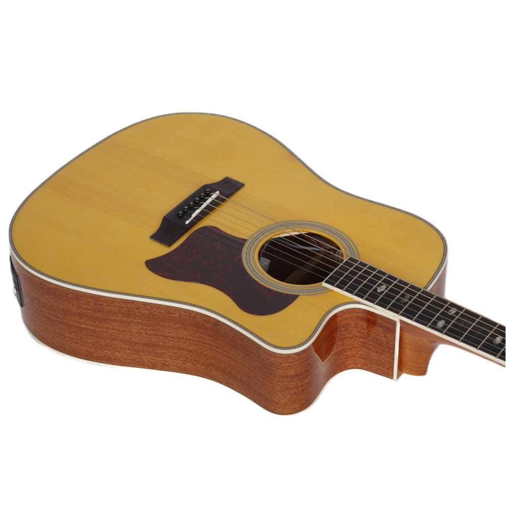 mantic electro acoustic guitars mantic ag-620sce dreadnought 6 string electro acoustic guitar