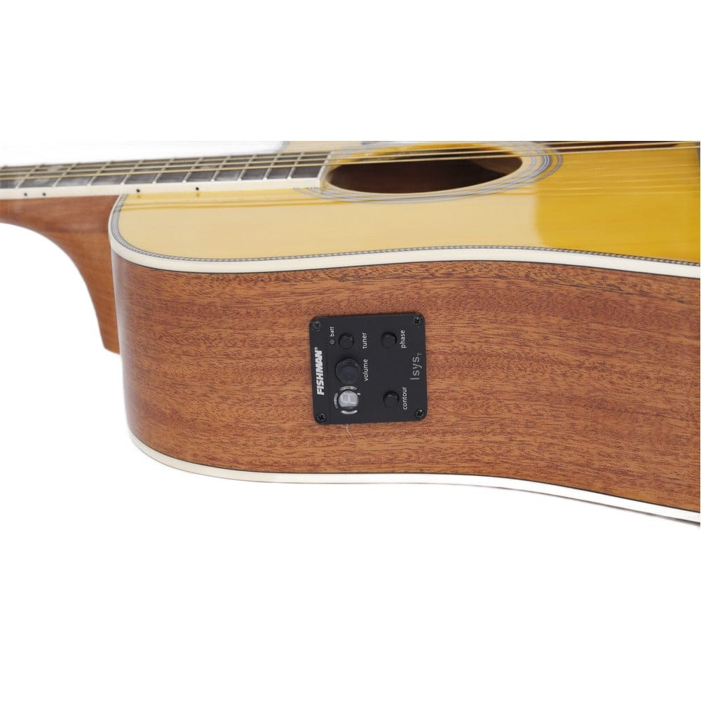 mantic electro acoustic guitars mantic ag-620sce dreadnought 6 string electro acoustic guitar
