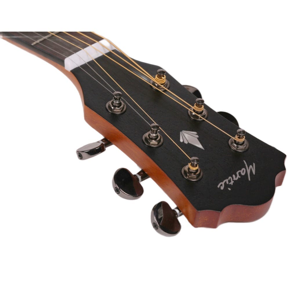 Mantic Electro Acoustic Guitars Natural Mantic AG-370CE Dreadnought 6 String Electro Acoustic Guitar