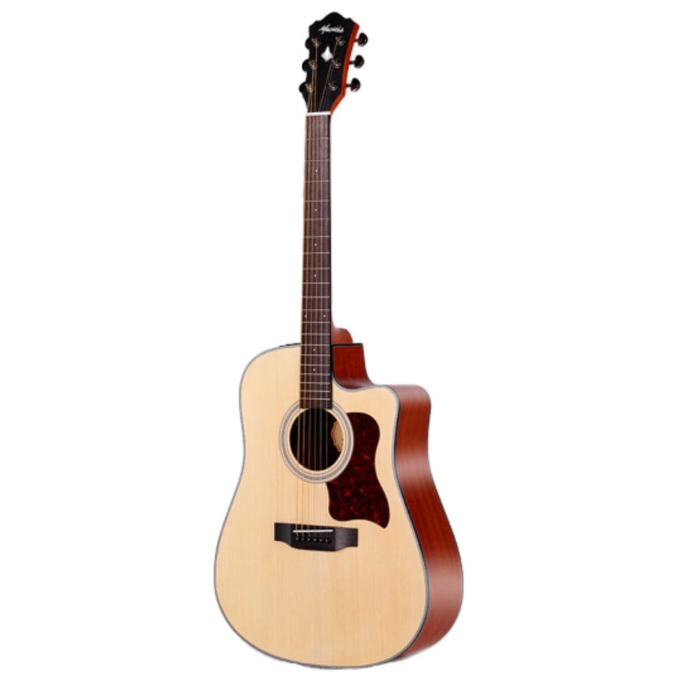 mantic electro acoustic guitars natural mantic ag-370ce dreadnought 6 string electro acoustic guitar #color_natural