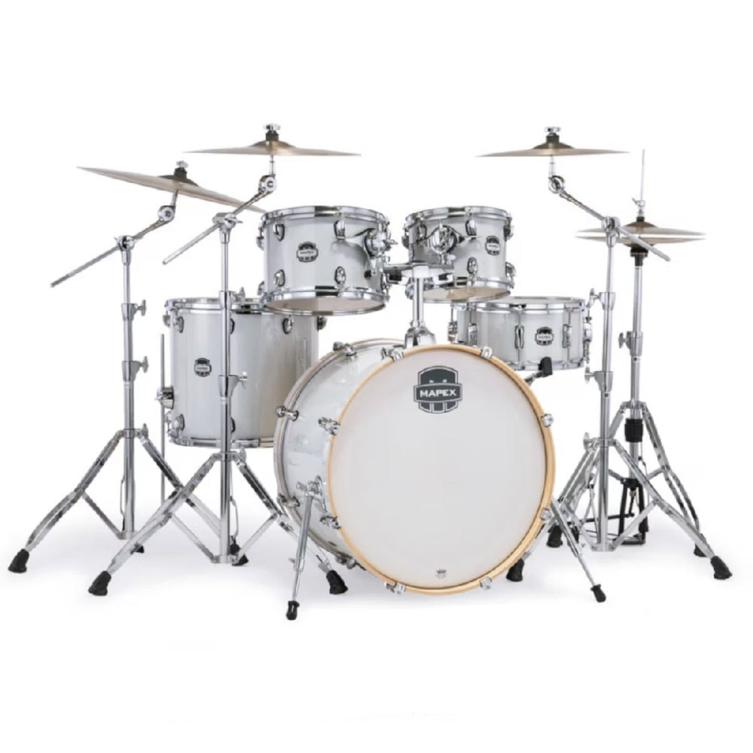 Mapex Acoustic Drum Kits Diamond Sparkle Mapex MA529SF Mars Birch 5 Piece Rock Shell Pack
