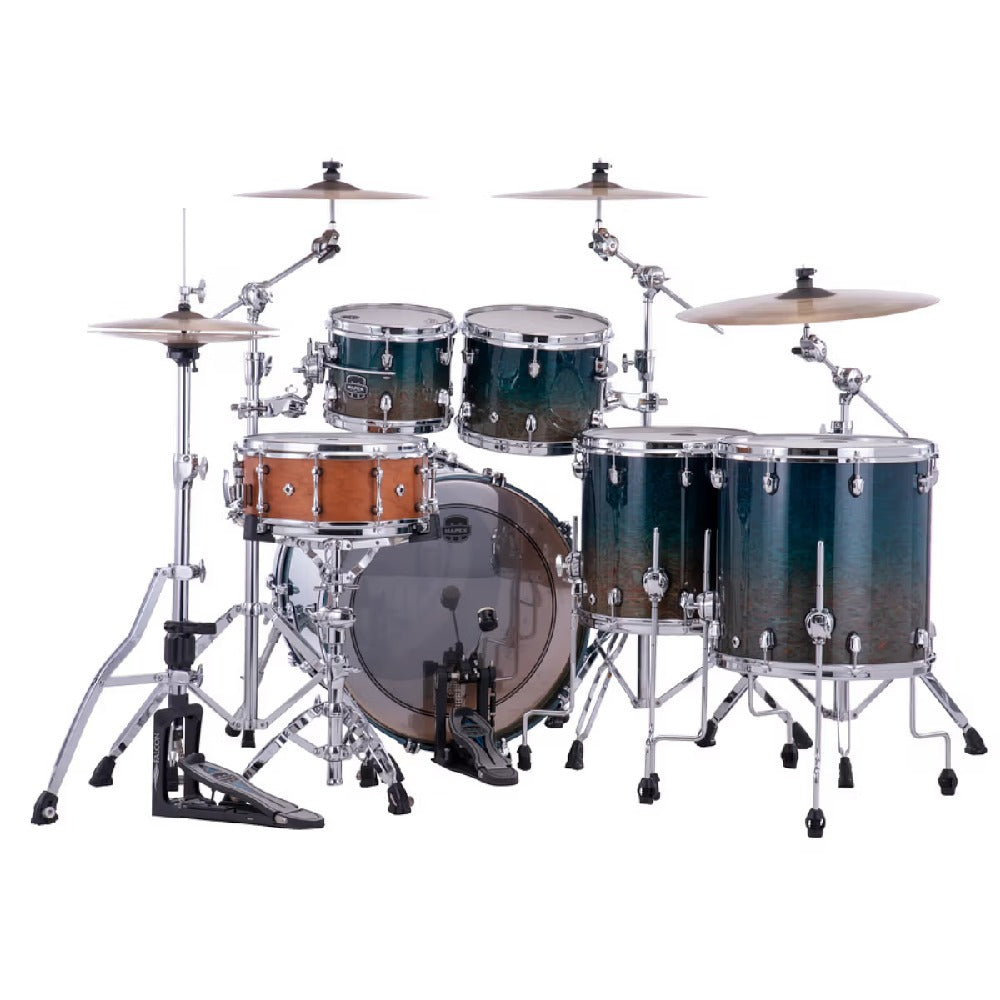 Mapex Acoustic Drum Kits Exotic Aegean Fade Mapex Saturn Evolution 4 Piece Shell Pack Acoustic Drum Set