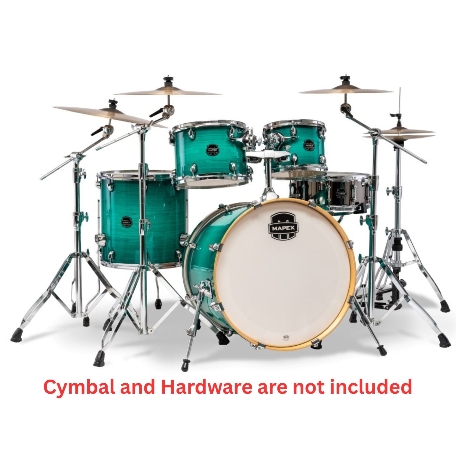Mapex Acoustic Drum Kits Mapex Armory Series 5 Pcs Hybrid Rock Shell Pack Acoustic Drum Kit #color_jade-stone-burst