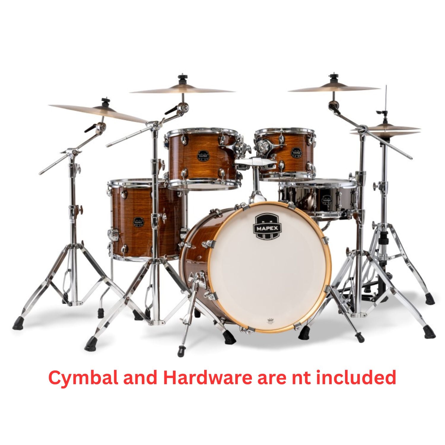 Mapex Acoustic Drum Kits Mapex Armory Series 5 Pcs Hybrid Shell Pack Acoustic Drum Kit #color_roasted-chestnut
