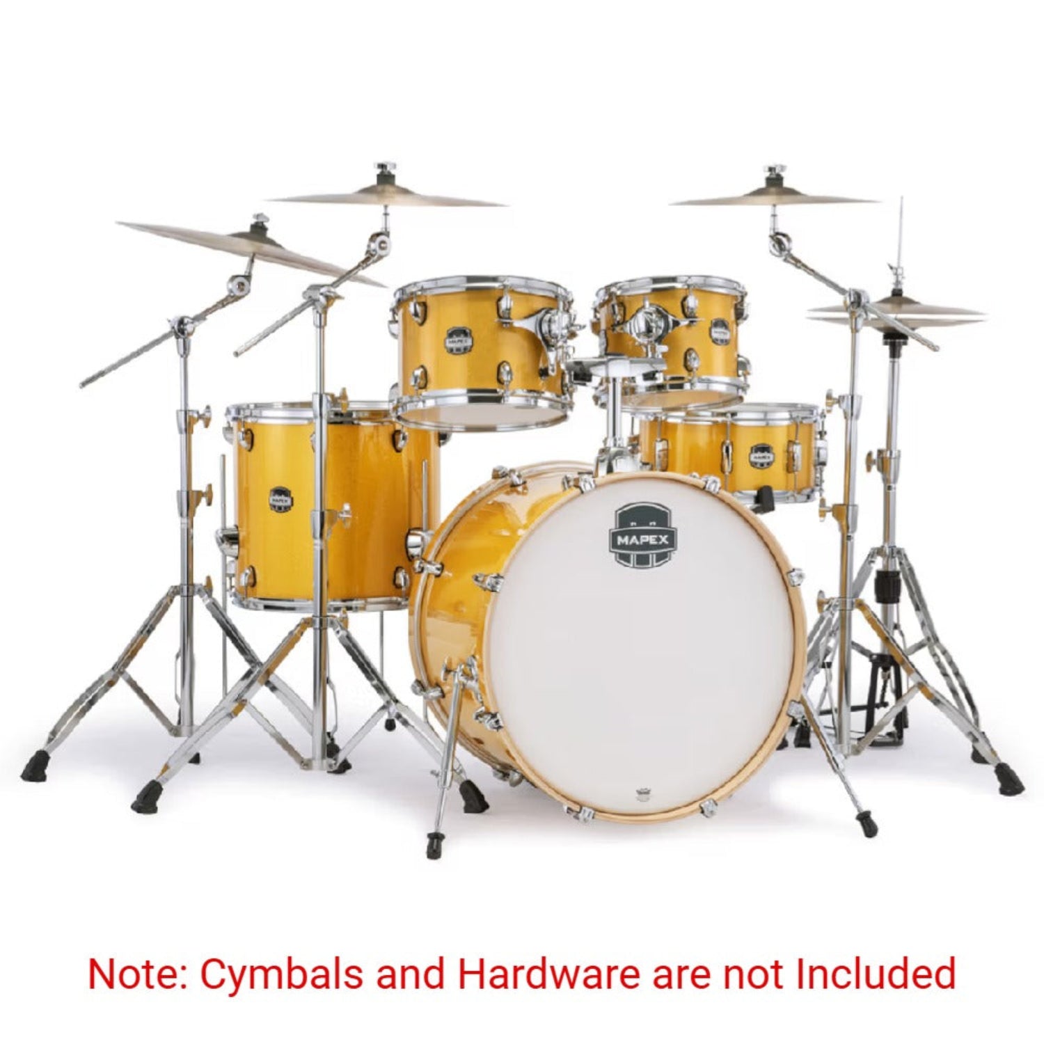 Mapex Acoustic Drum Kits Mapex MA529SF Mars Birch 5 Piece Rock Shell Pack