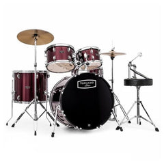 Mapex Acoustic Drum Kits Mapex Tornado 5-Piece Drum Kit With Hardware - Wine Red