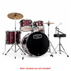 Mapex Acoustic Drum Kits Mapex Tornado 5-Piece Drum Kit With Hardware - Wine Red