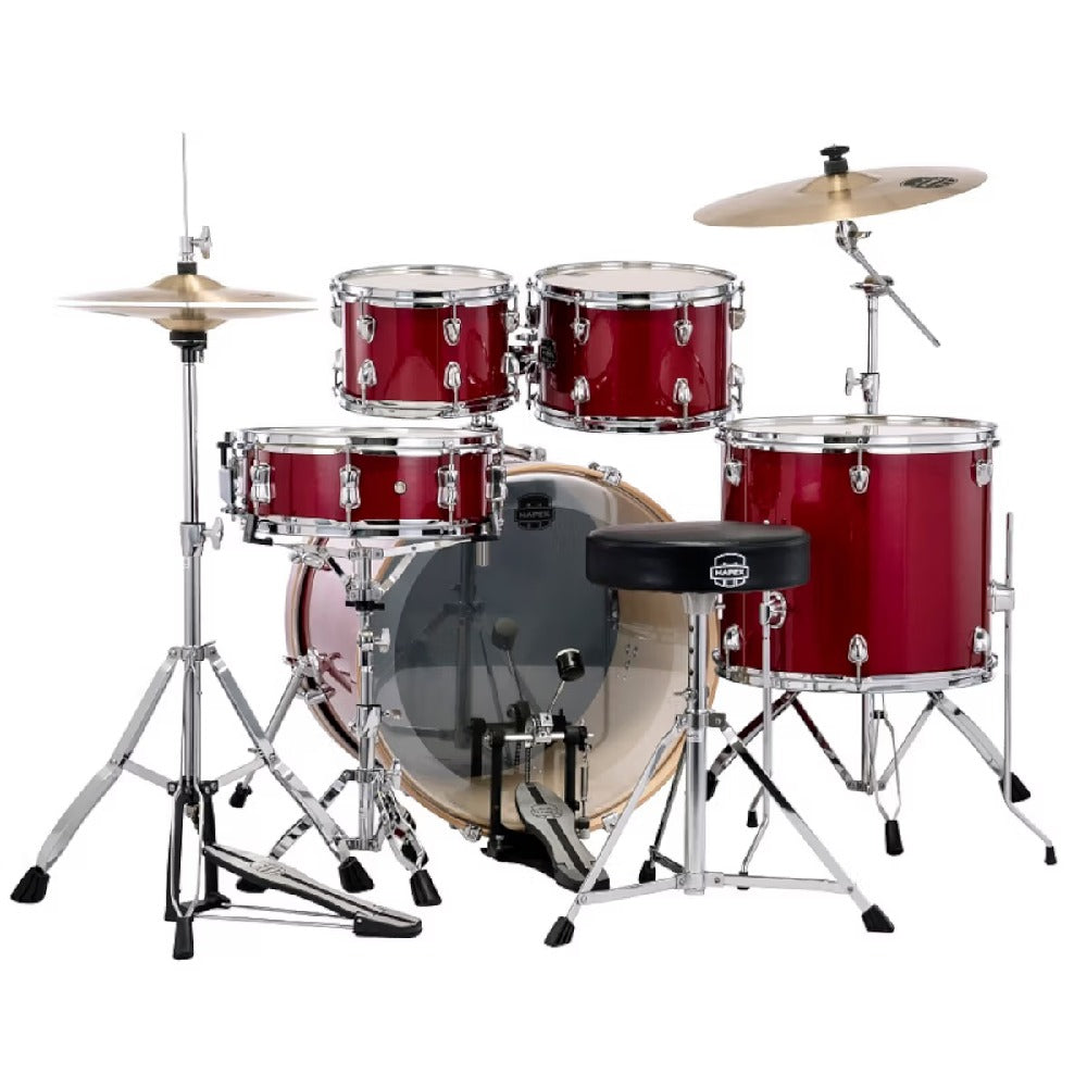 Mapex Acoustic Drum Kits Mapex Venus 5 Piece Acoustic Drum Set with Hardware & Throne