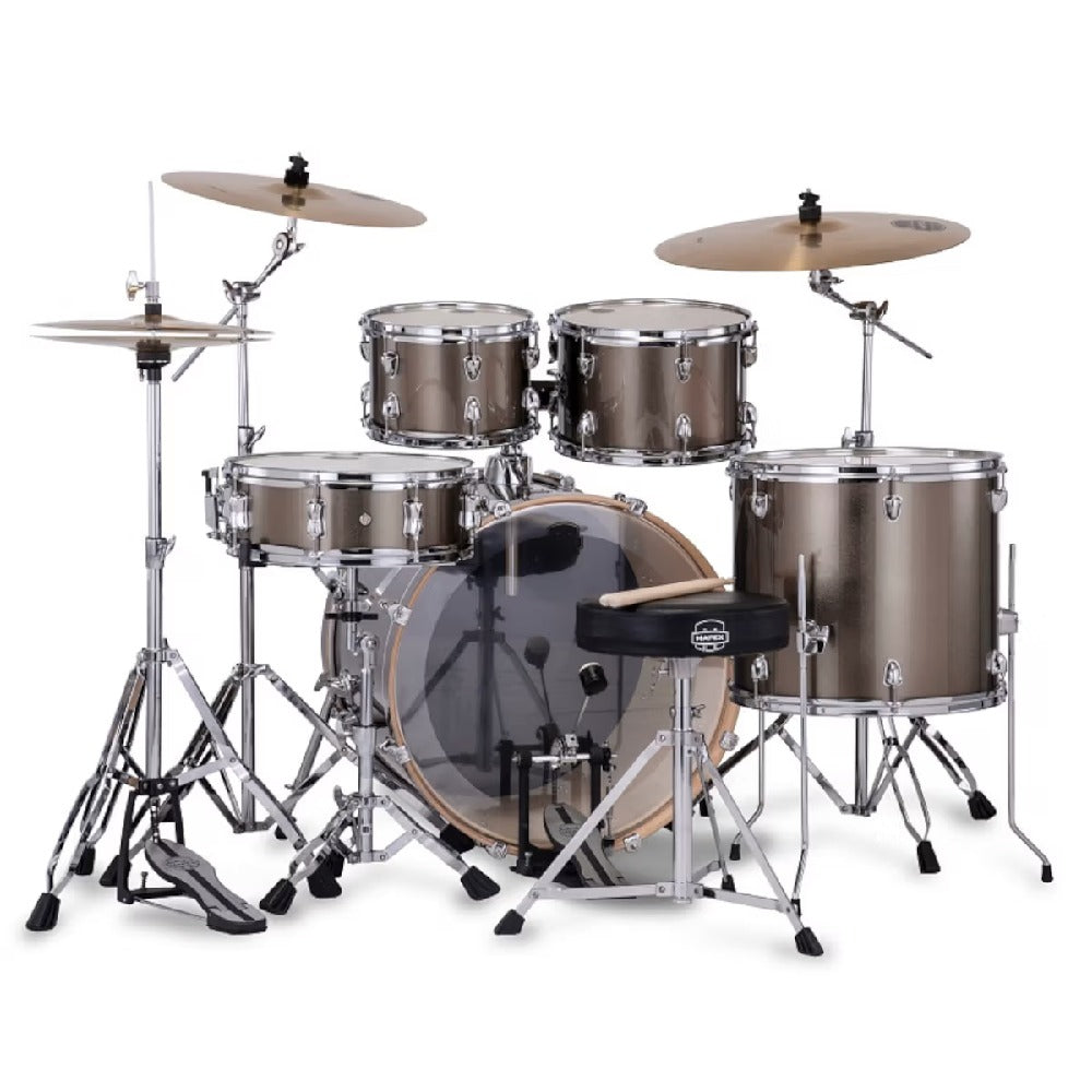 Mapex Acoustic Drum Kits Mapex Venus 5 Piece Acoustic Drum Set with Hardware & Throne