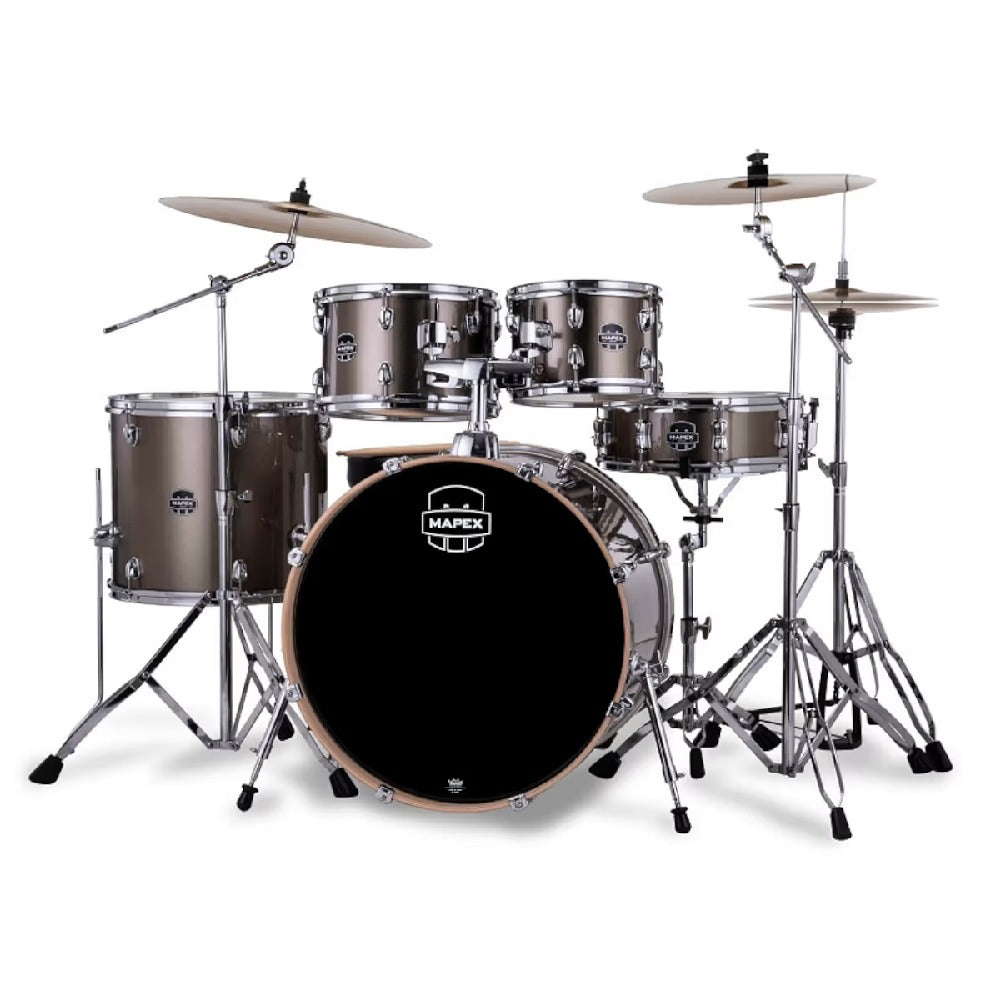Mapex Acoustic Drum Kits Mapex Venus 5 Piece Acoustic Drum Set with Hardware & Throne