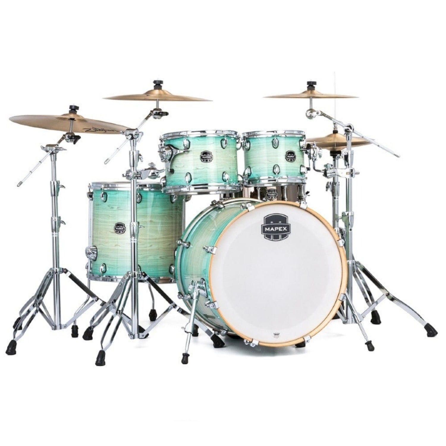 Mapex Acoustic Drum Kits Ultra Marine Mapex AR529S Armory Series 5 pcs Hybrid Shell Pack Drum Set