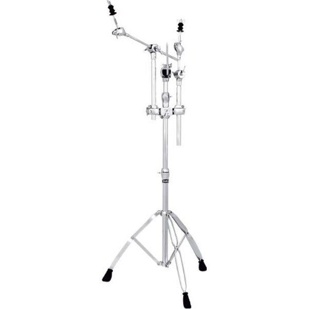 mapex cymbal and tom stands mapex ts965a double braced tom & dual cymbal stand
