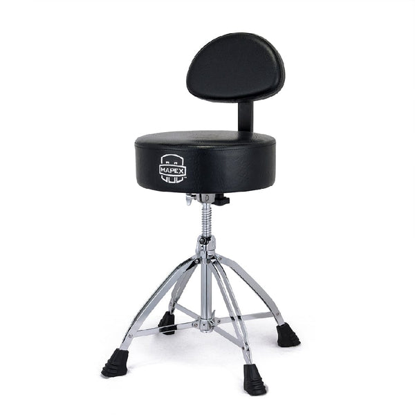 Buy Mapex T870 Round Top Drum Throne with Backrest and Double Braced