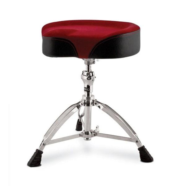 mapex drum thrones mapex t765aser saddle-style throne cloth top red
