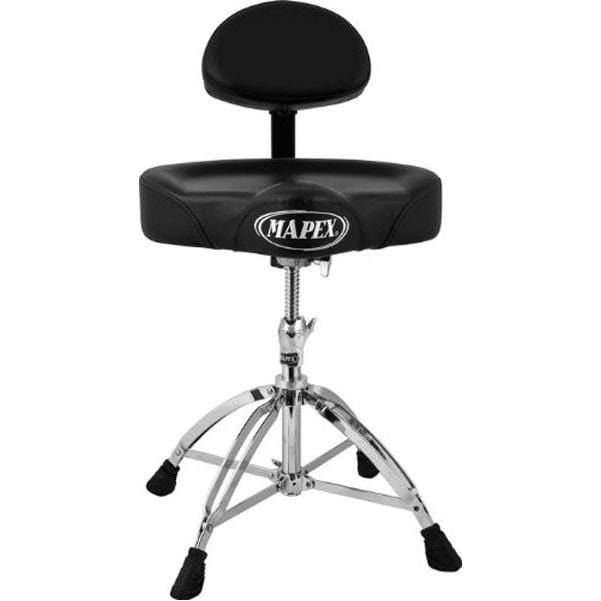 mapex drum thrones mapex t775 drum throne with back rest saddle seat