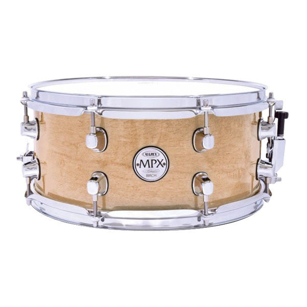 mapex snares mapex mpbc3600cxn snare drum 13x6 birch with chrome fitting gloss nat