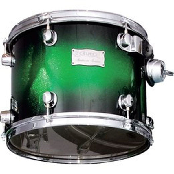mapex tom-toms mapex swt1008bntg saturn tom tom 10x8 green apple burst sparkle
