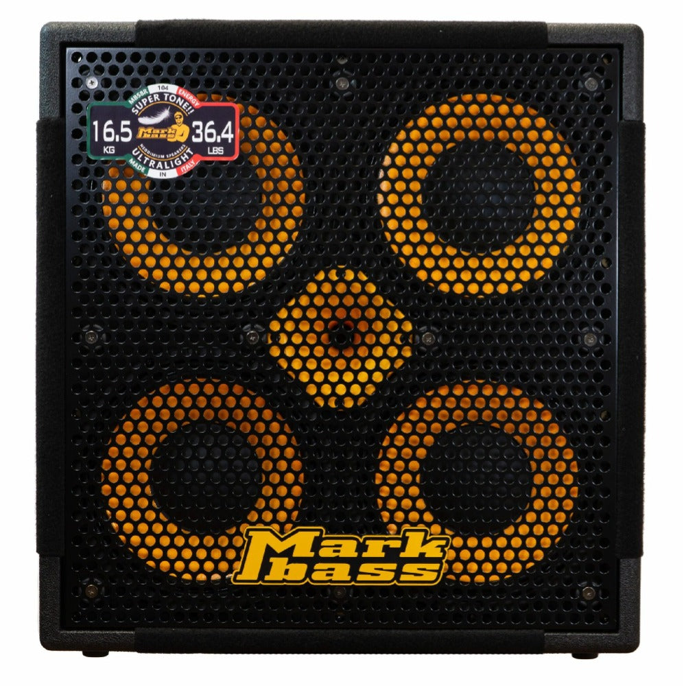 Markbass Bass Amp Speaker Cabinet Markbass Cabinet MB58R 104 Energy 800 Watt Bass Amp Speaker Cabinet