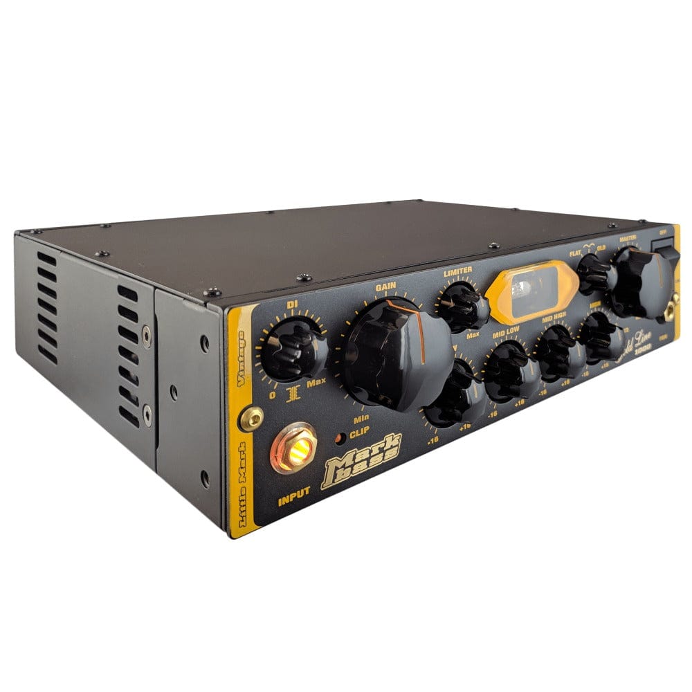markbass bass amplifier heads mark bass little mark vintage 1000 gold series amplifier head