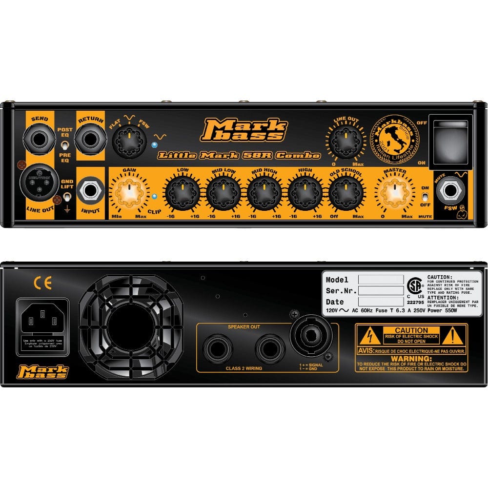 Markbass Bass Combo Amplifiers Mark Bass MB58R CMD 102 Pure Bass Combo Amplifiers