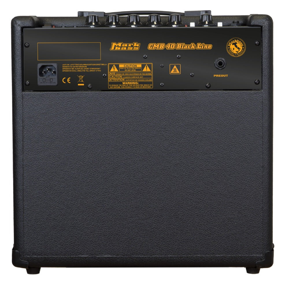 Markbass Bass Combo Amplifiers Mark Bass MBC105104 CMB 101 Black Line Combo Bass Amplifier