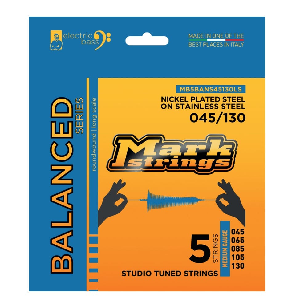 markbass bass guitar strings markbass mb5bans45130ls 5 balanced series guitar strings #gauge_5-string