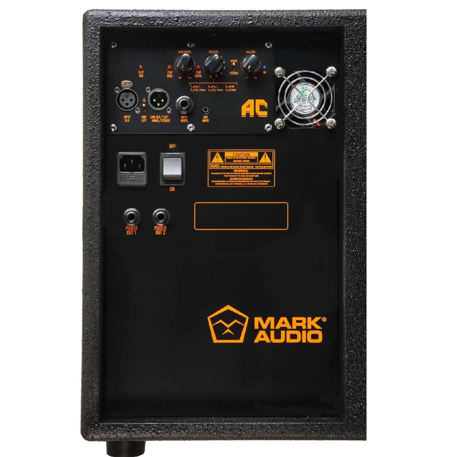Markbass Guitar Amp Speaker Cabinet Markbass MAK156009Z AC System 2 Audio System