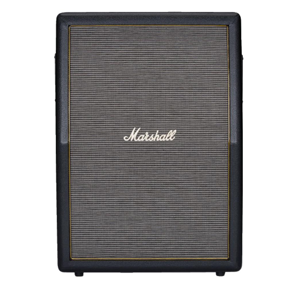 marshall electric guitar cabinets black marshall origin212a 2x12 angled guitar amplifier cabinet