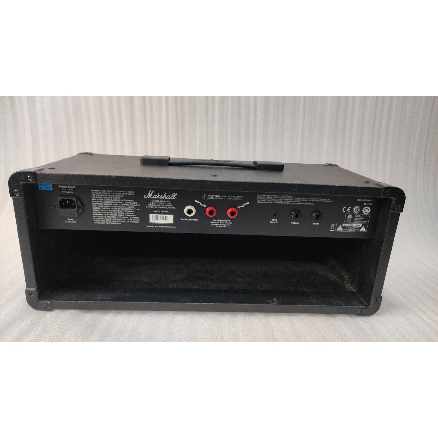 Marshall Guitar Amplifier Heads Marshall MG4 Series MG100HFX 100W Guitar Amplifier Head - Open Box