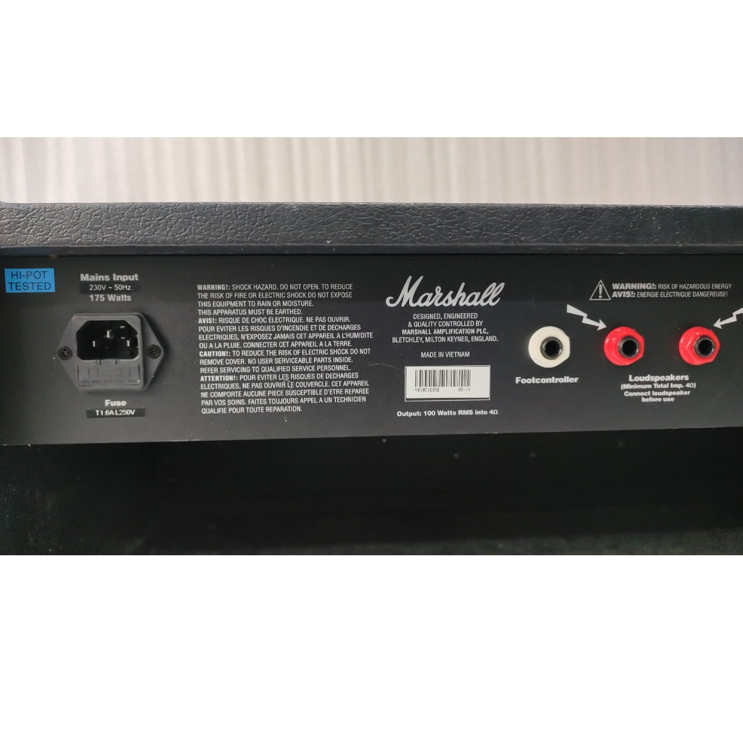 Marshall Guitar Amplifier Heads Marshall MG4 Series MG100HFX 100W Guitar Amplifier Head - Open Box