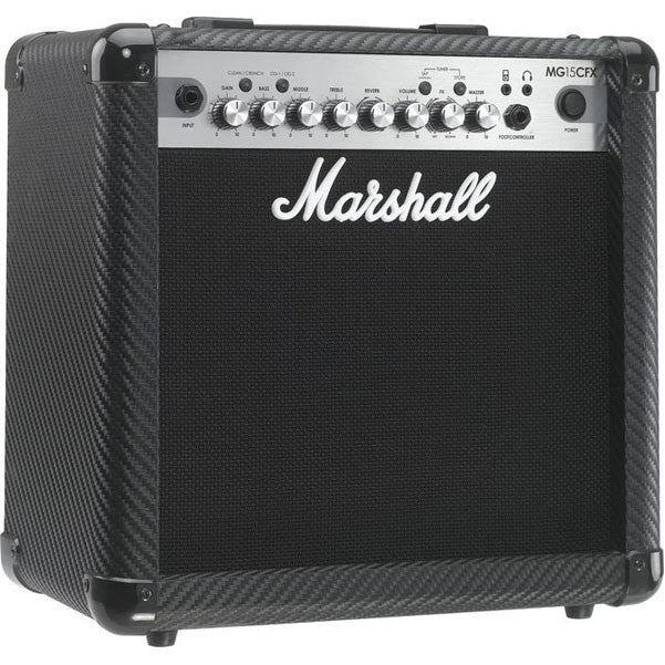 marshall guitar amplifiers marshall mg series mg15cfx carbon fiber combo guitar amplifier