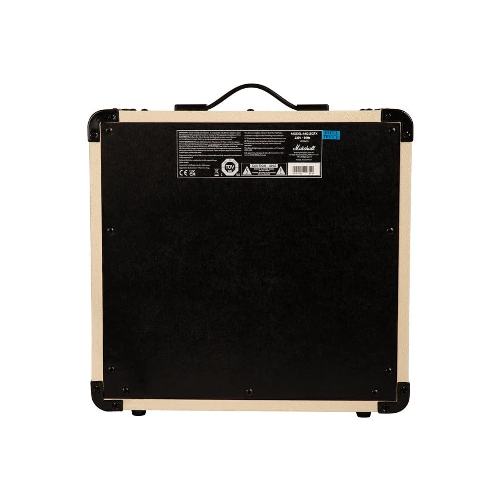 marshall guitar combo amplifiers marshall mg-15gfx gold series 15-watts combo guitar amplifier with effects #color_cream