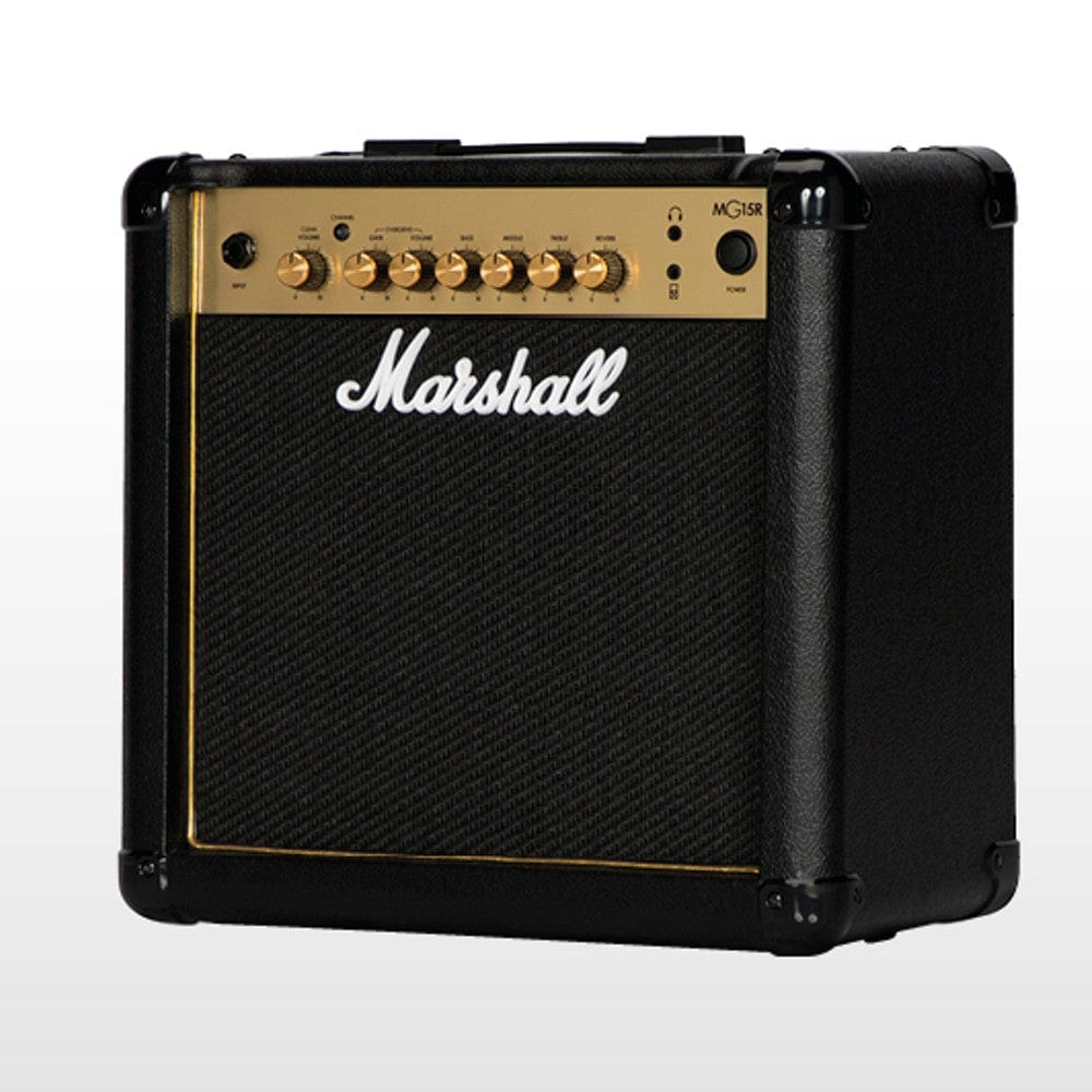 marshall guitar combo amplifiers marshall mg-15gr gold series 15-watts combo guitar amplifier with reverb
