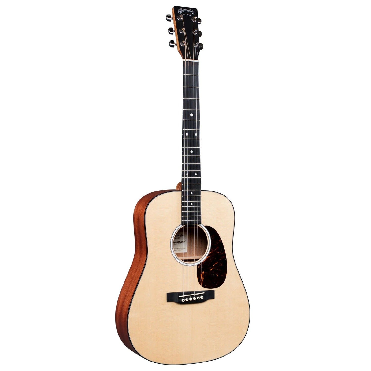 Martin Acoustic Guitars Natural Martin DJr-10 Junior 6 String Acoustic Guitar #color_natural