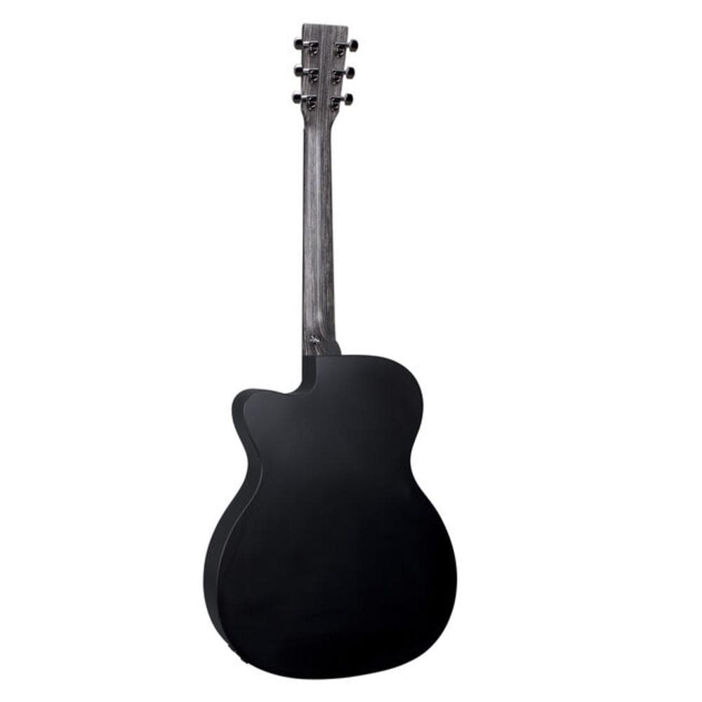 martin electro acoustic guitars black martin omc x1e 6 string electro acoustic guitar with gig bag - black