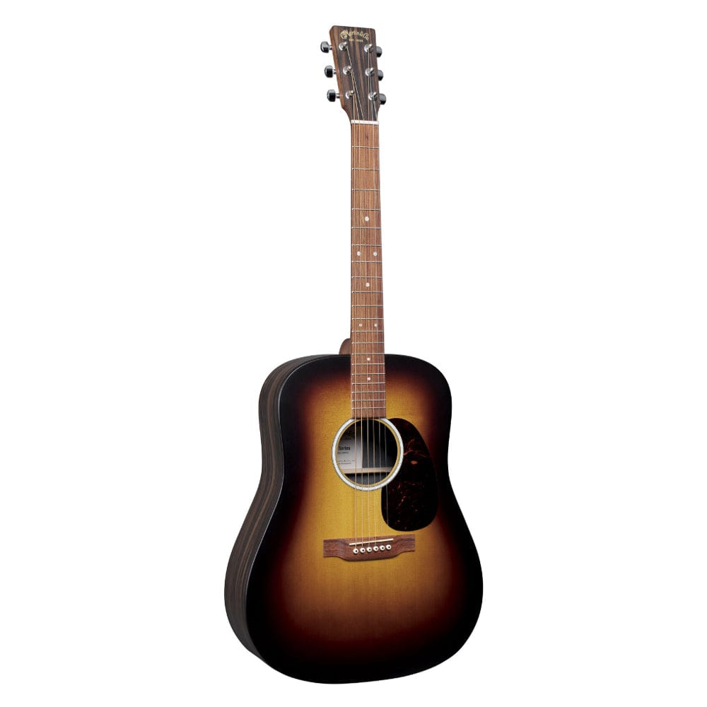martin electro acoustic guitars burst martin dx2e dreadnought semi acoustic guitar with gig bag