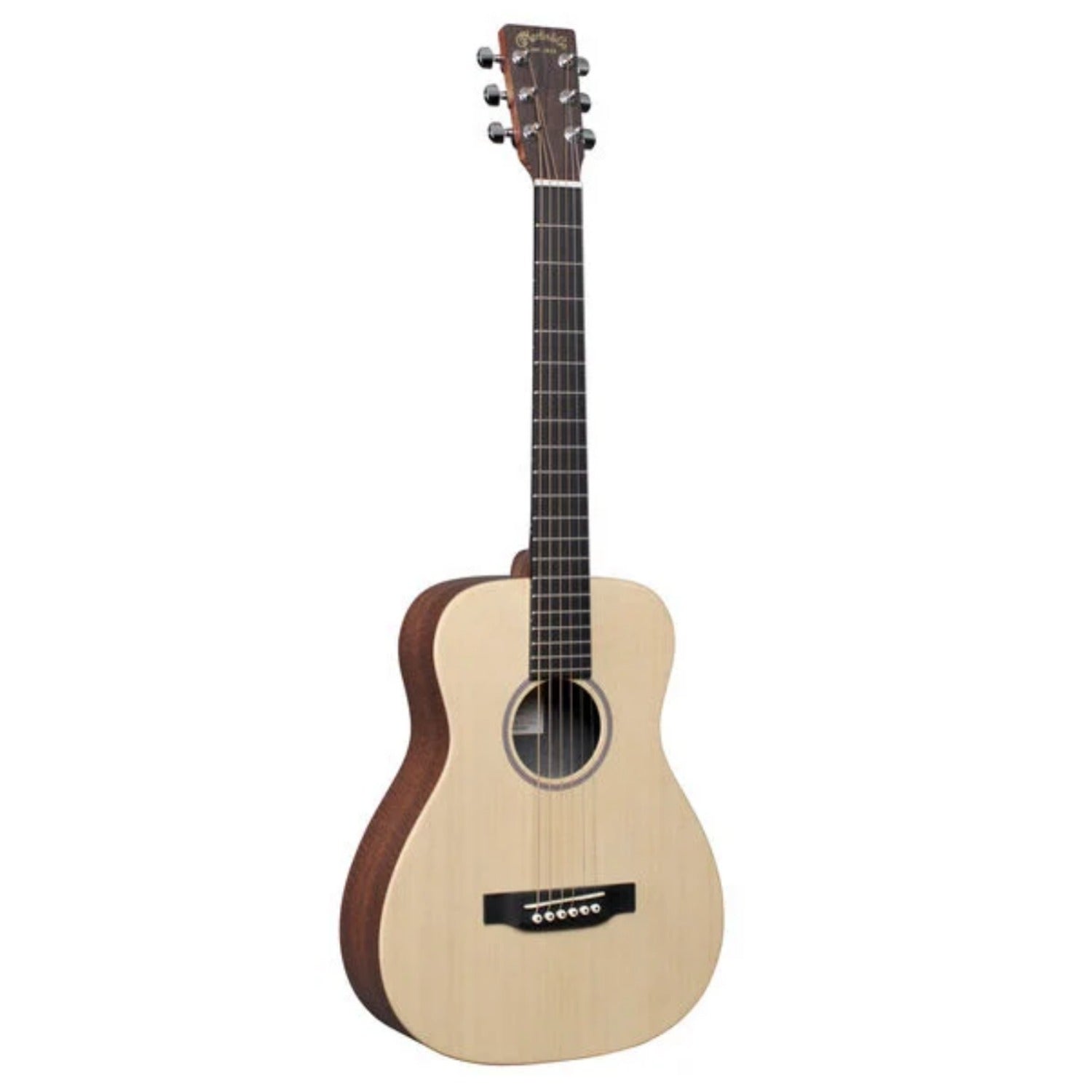 Martin Electro Acoustic Guitars Left Handed Martin LX1E Little Martin Electro Acoustic Guitar with Gig Bag - Natural