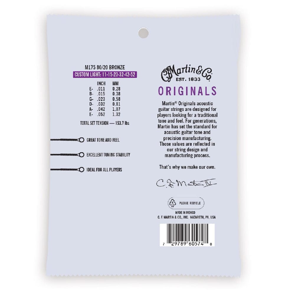 martin guitars acoustic guitar strings martin 41m175 acoustic guitar strings