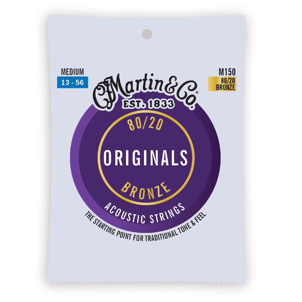 martin guitars acoustic guitar strings martin m150 acoustic guitar strings - medium