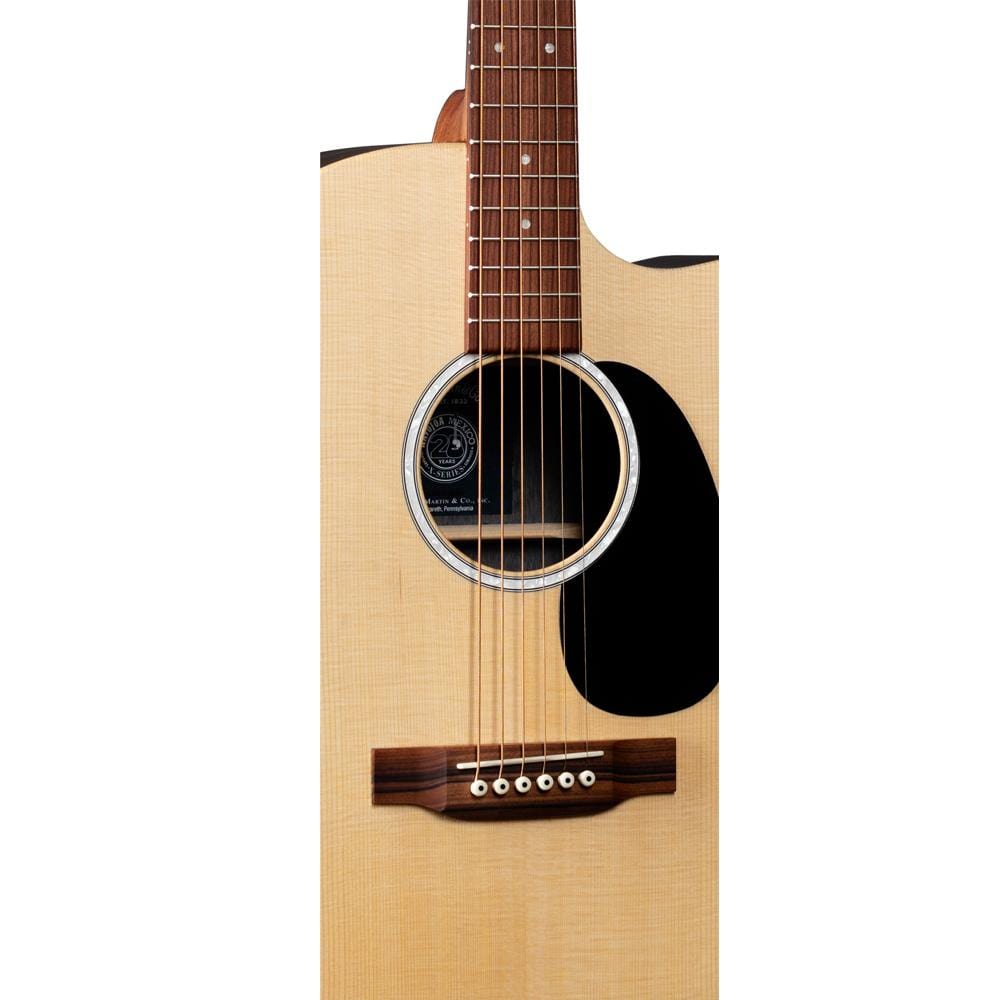 martin guitars electric guitars martin gpcx1ae dreadnought 20th anniversary 6-string electro acoustic guitar - natural