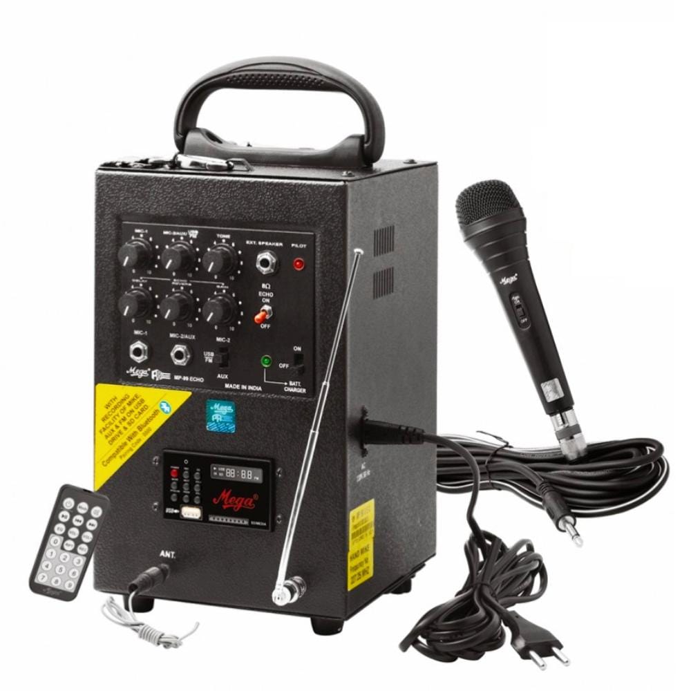 mega portable pa systems mega mp99uc 40 watts portable speaker system