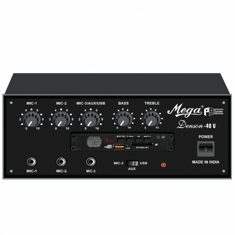 mega power amplifiers mega denson d-40u low power amplifier