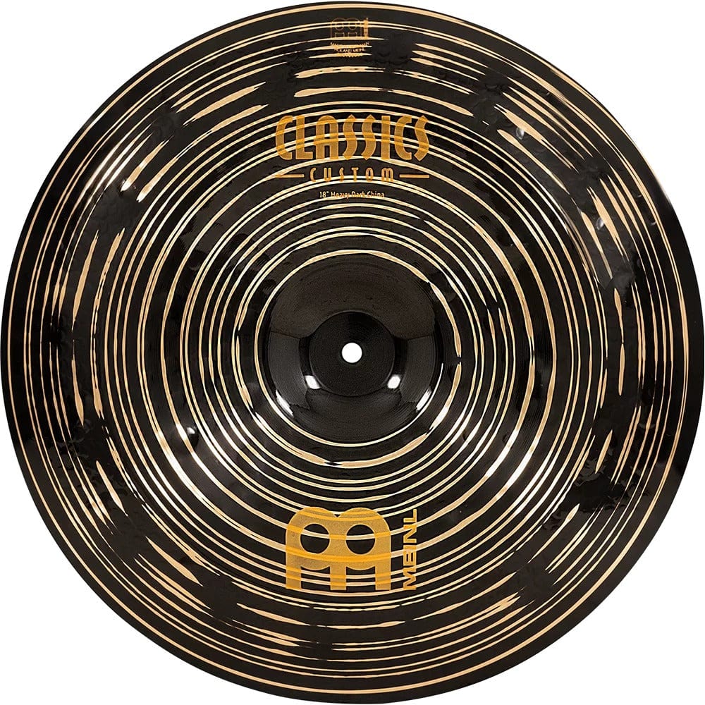 meinl china cymbals meinl cc18hdach classics custom dark 18" heavy china cymbals