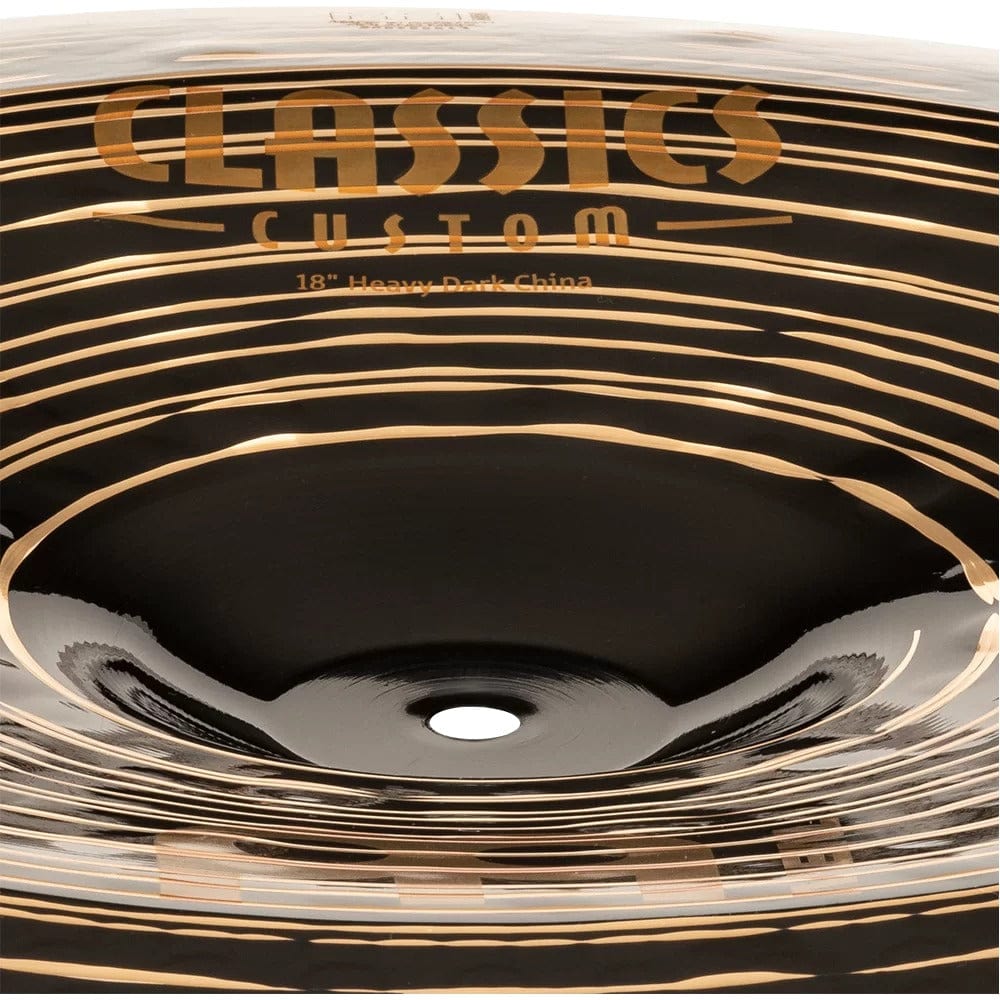 meinl china cymbals meinl cc18hdach classics custom dark 18" heavy china cymbals