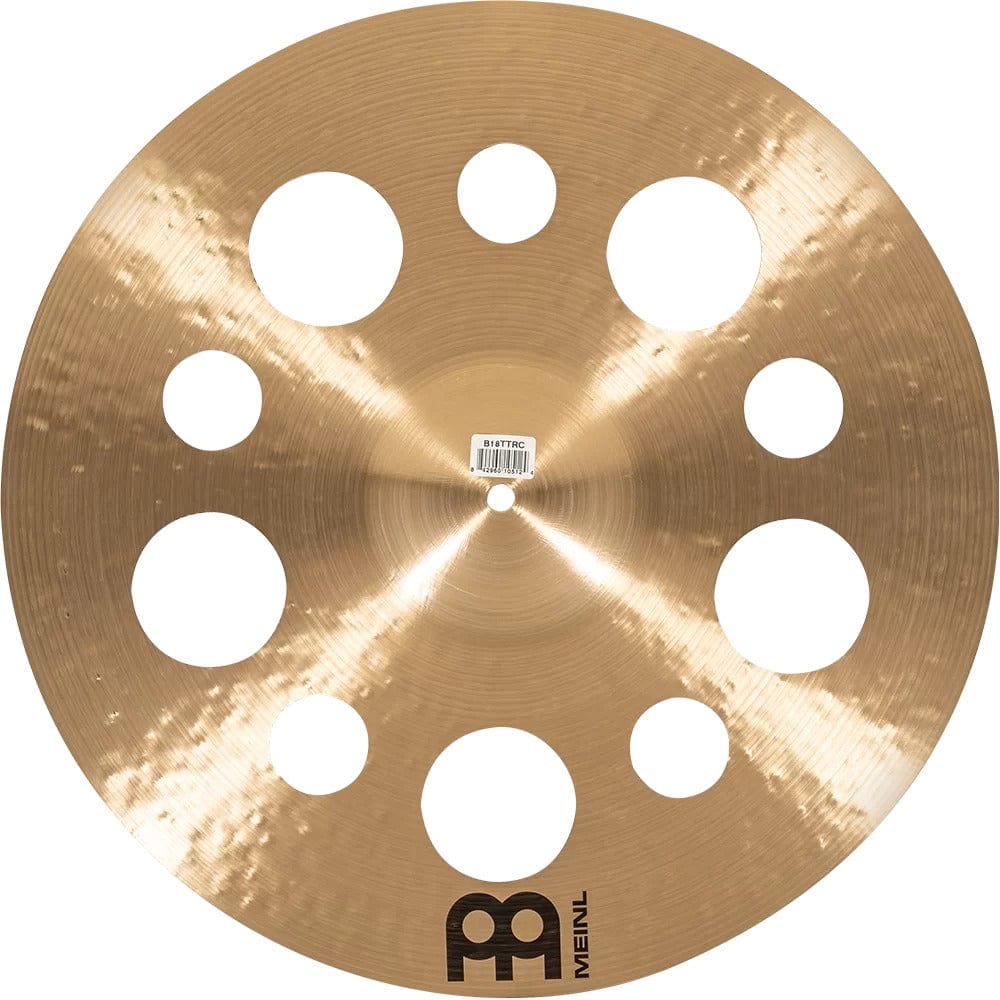 meinl crash cymbals meinl b18ttrc byzance traditional 18" trash crash cymbals